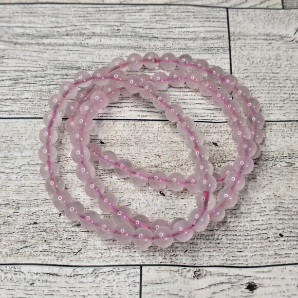 Rose Quartz Crystal Bracelet - Picture 4 of 4